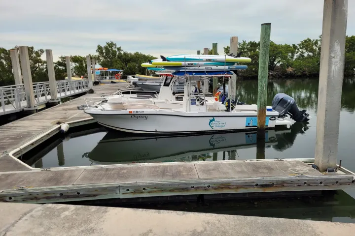 a boat ready to leave on a tour