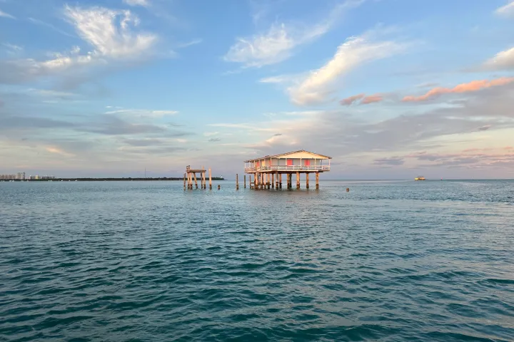 a boat on a body of water