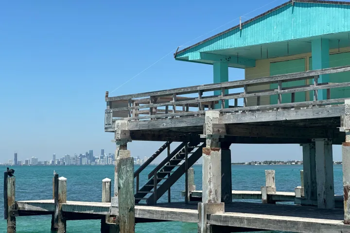 a bridge over a body of water